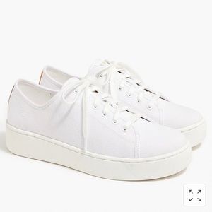 Jcrew Platform Sneaker with Stripe
